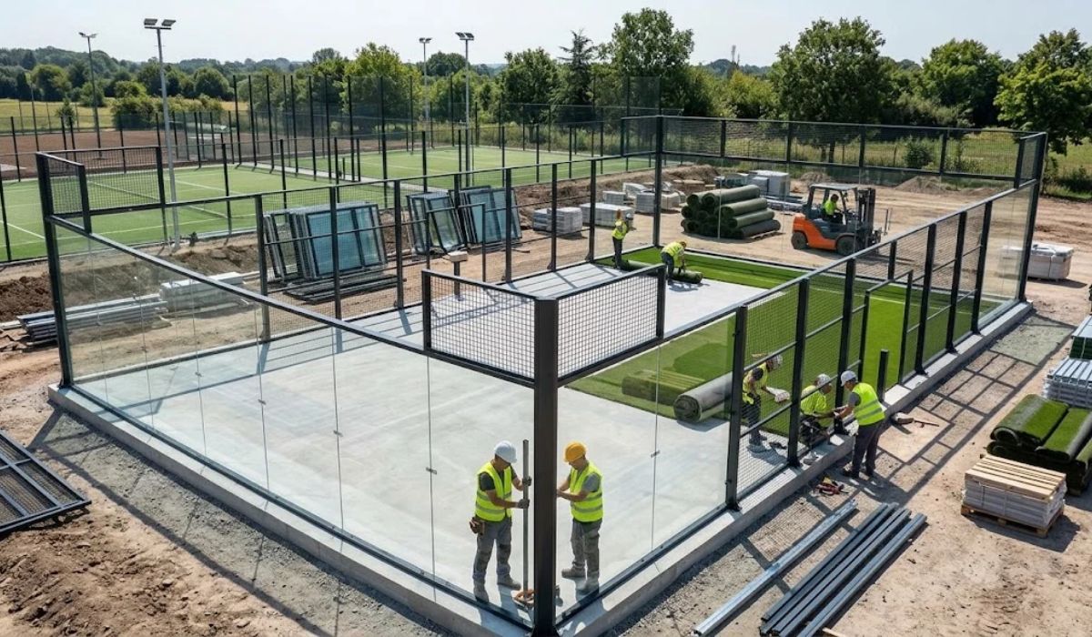 Durée d'installation d'un terrain de padel : combien de temps ?
