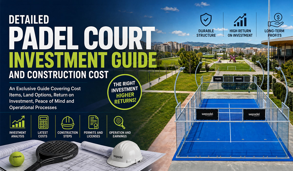 Guide d’Investissement pour un Terrain de Padel et Coût de Construction